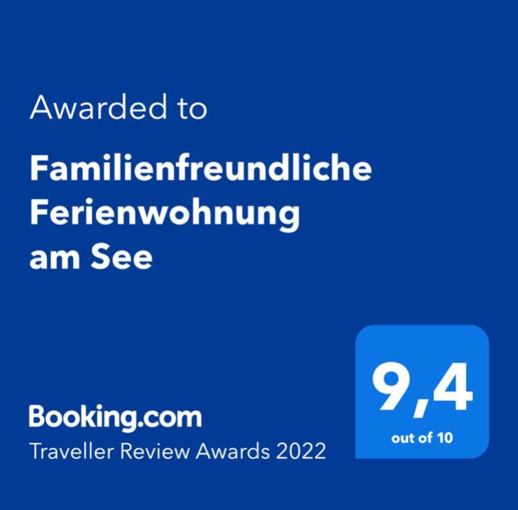 Familienfreundliche Ferienwohnung Am See Земмерда Екстер'єр фото